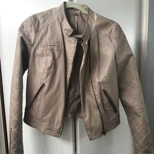 Dust Rose Moto Jacket